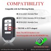 MechanMagic Key Fob Remote Replacement Fits for Honda Civic 2018-2021/CR-V