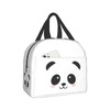 Hulnulnu Panda Kawaii Lunch Bag, Waterproof, Reusable, Durable, Stylish, Aluminum