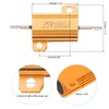 PATIKIL 25W 100 Ohm Aluminum Shell Resistor 2 Pack Aluminum