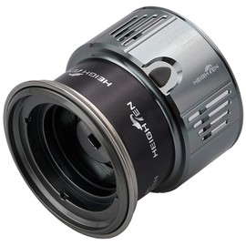 HEIGHTEN Reel Spool Shallow Groove Yumeya S-20 Type 2500S Replacement Spool for Stella/Twin Power/Vanquish/Vanford/Stradic/Exsense/Sephia/Complex (Gunmetal) (453)