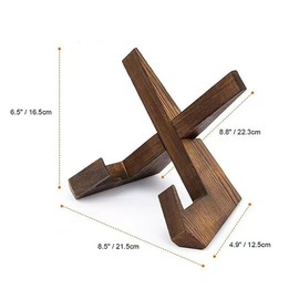 Cookbook Stand Holder Display Wooden,Cook Book Stand for Kitchen Counter, Multifunctional Display Stand,Foldable Kitchen Counter Decor, Great for Kitchen Countertops, Recipe Books and Photos