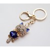 SunAge Keychain Cat Jewelry Rhinestone Cat Design Cute Key Chain