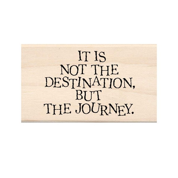 Inkadinkado Destination Mounted Wooden Rubber Stamp for Card Making and