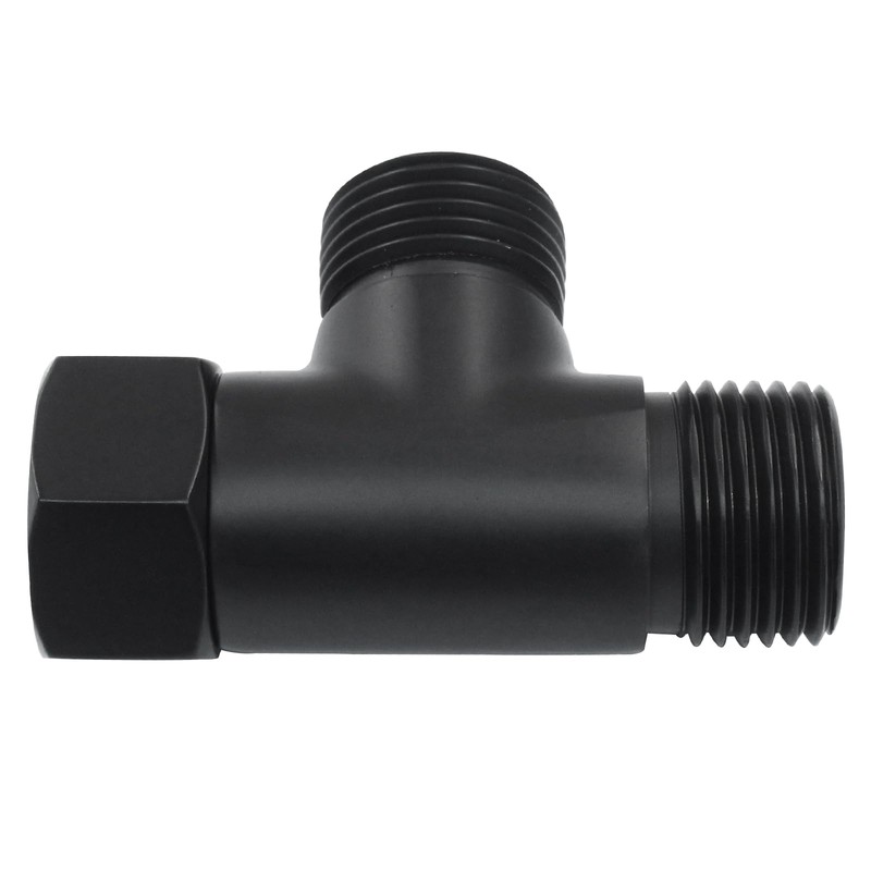 Hordion T Valve Adapter, G1/2" 3 Way Diverter Hose Fitting