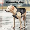Dog Rain Jacket Lightweight Adjustable Waterproof Pet Poncho with Reflective