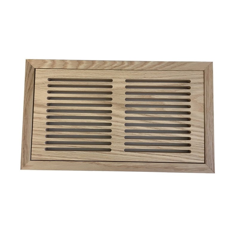 6 Inch x 14 Inch White Oak Hardwood Vent Floor