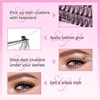 Fluffy Volume Lash Clusters DIY Lash Extension 300pcs Clusters Lashes