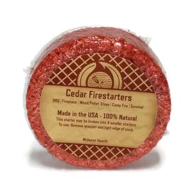 Midwest Hearth Cedar Fire Starters (36 Pack - Up to 144 Fires) Made in USA
