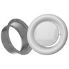 EUROPLAST Diameter 150 mm, white plate valve, exhaust air ceiling