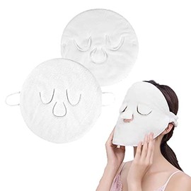 BLACKCROWN Mascarilla De Toalla De 3 Agujeros Mascarilla De Toalla Facial Reutilizable, Compresa Fría Y Caliente, Vaporizador Facial, Hidratante, Belleza, Cuidado De La Piel, Toallas De