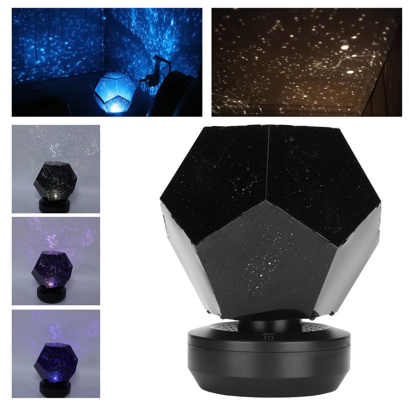 Multifunctional Star Projector Sky Projection Lamp Bluetooth Speaker Planetary Projector