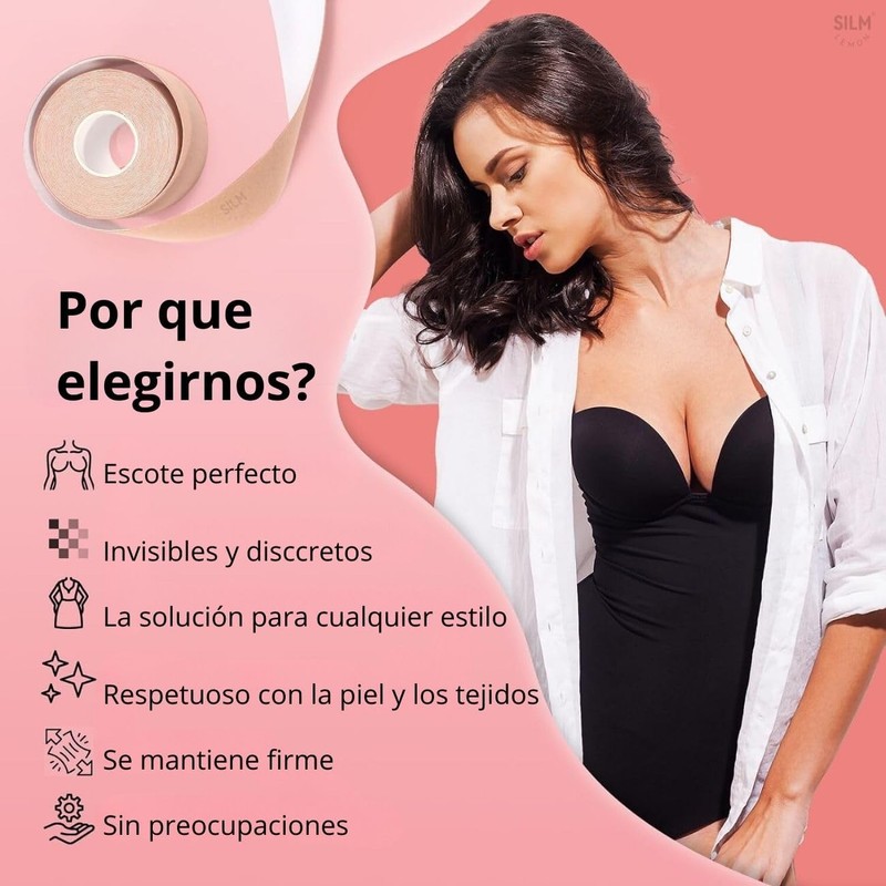 Triko Cinta para Busto, Adhesiva para Levantamiento de Senos, Boob