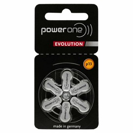Power One Evolution Size 13 Hearing Aid Batteries - 1.45V Zinc Air with Improved Battery Life (300 Batteries)