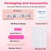 Sethexy Short Square Artificial Nail Painted Cute Funny Handmade False