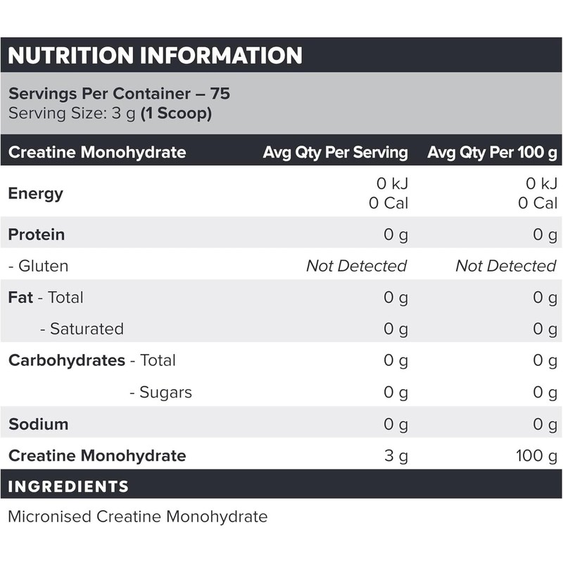 Muscle Nation Creatine 225g