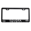 KA Laser Engraved Fit Toyota Mirror Matte Black License Plate
