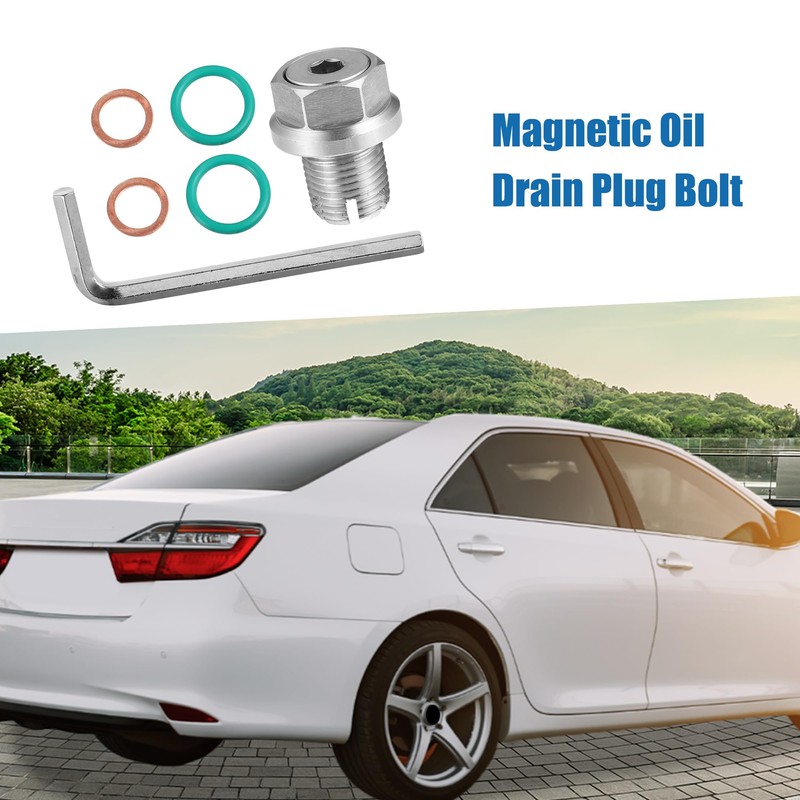 A ABSOPRO Magnetic Oil Drain Plug Bolt M14x1.25