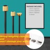 Hotop Picture Hanging Nails Picture Frame Nails Black Steel Nails