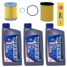 Edwards Full Synthetic Oil Change Kit fits 1999-2002 Suzuki LT-F250 Quad Runner ATV with Air Filter and Spark Plug