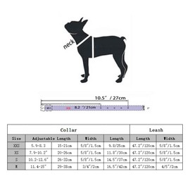 HimyBB Bling Bling Rhinestone Adjustable Fashion Puppy Cat Pet Collars Rose Red XS