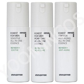 Innisfree 이니스프리 포레스트 포맨 올인원 에센스/포어/센서티브/안티에이징 Innisfree Forest For Men All-in-One Essence/Pore/Sensitive/Anti-Aging