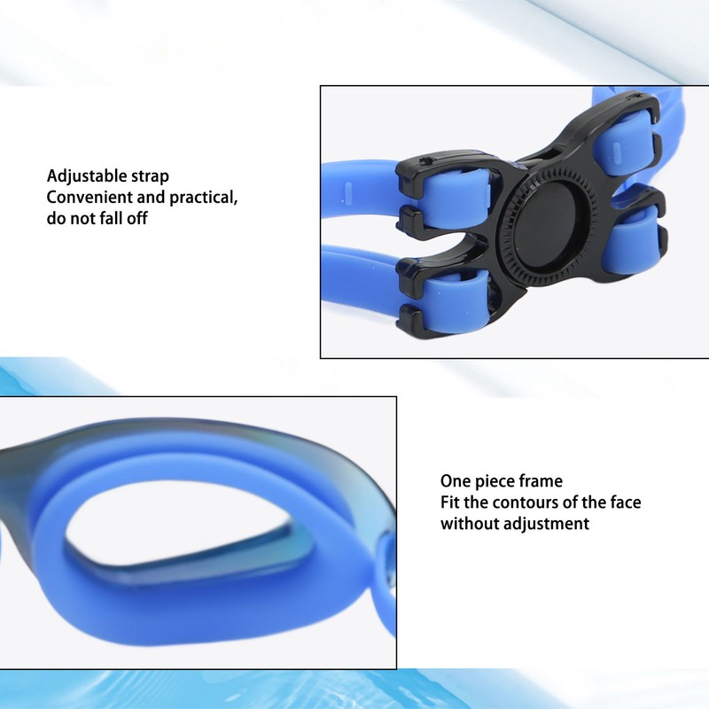 Swimming Goggles Anti Fog No Leaking Silica Gel Swim Glasses