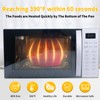 Microwave Grill Pan, Fry Griddle Crisper Pan with Lid for