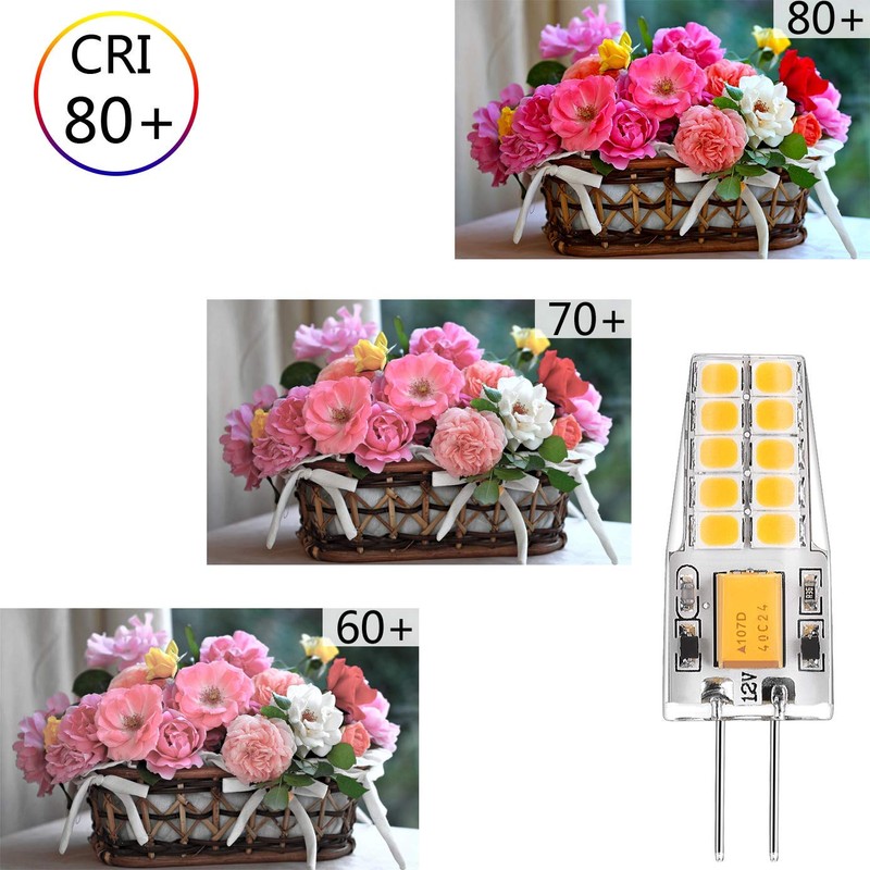 Lxcom Lighting 2.5W G4 led Light Bulbs AC/DC 12V G4