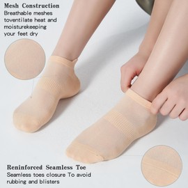 Varietyou Ankle Socks Women's and Mens - 6/10 Pairs Low Cut Tab & No Show Athletics Running Socks