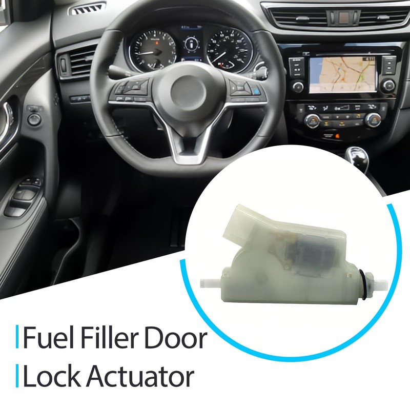 Generic White Fuel Filler Door Lock Actuator Fits for Nissan