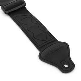 TIGER UAC4-BK-PACK Ukulele Strap Pack includes Strap, Headstock Neck Tie, Strap Button/End Pin and 3 Felt Picks - Suitable for Soprano, Concert, Tenor and Baritone Ukes - Black