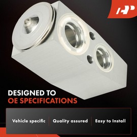 A-Premium A/C Expansion Valve Compatible with Ford Explorer 2011-2019, Flex 2013-2019, Police Interceptor Utility 2013-2019 & Lincoln MKT 2013-2019, Rear Side, Replace# BB5Z19849B, BB5Z19849C