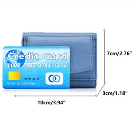 SagaSave RFID Wallet with 6 Credit Card Slots, 1 Money Holder, Lightweight Coin Pocket for Men -, Purple
