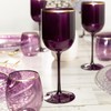 PLASTICPRO Plastic Wine Glasses Set of 5 Elegant Wine Goblets