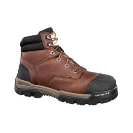 Carhartt Men's Ground Force 6-Inch Brown Waterproof Work Boot - Composite Toe, Peanut Oil Tan Leather, 8 M US - New For 2017 - CME6355