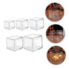 PACKOVE 5Pcs Acrylic Candy Storage Boxes Durable Multi Function Jewelry