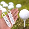 2pcs Adjustable Golf Tee Height Tool, Easy to Use Tee