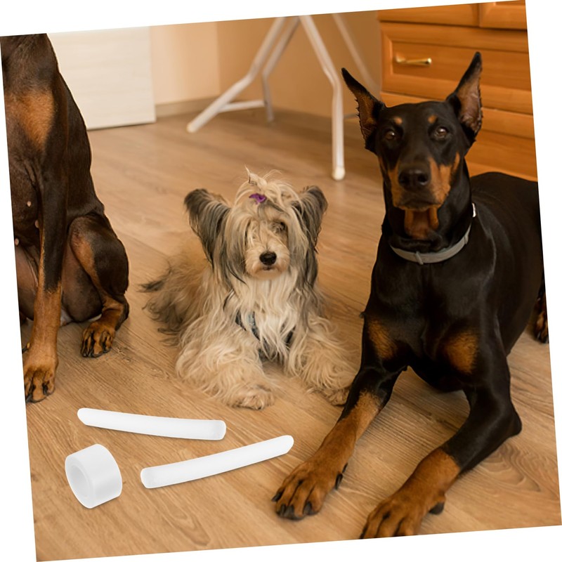 Kisangel 10pcs Dog Ear Support Rods Soft Tape for Puppy
