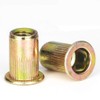 Rivet Nut, LOKMAN 20 Pieces 1/2-13UNC Carbon Steel Flat Head