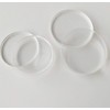 MEYA Set of 20pcs Clear Acrylic Discs, Plexiglass Laser Cut