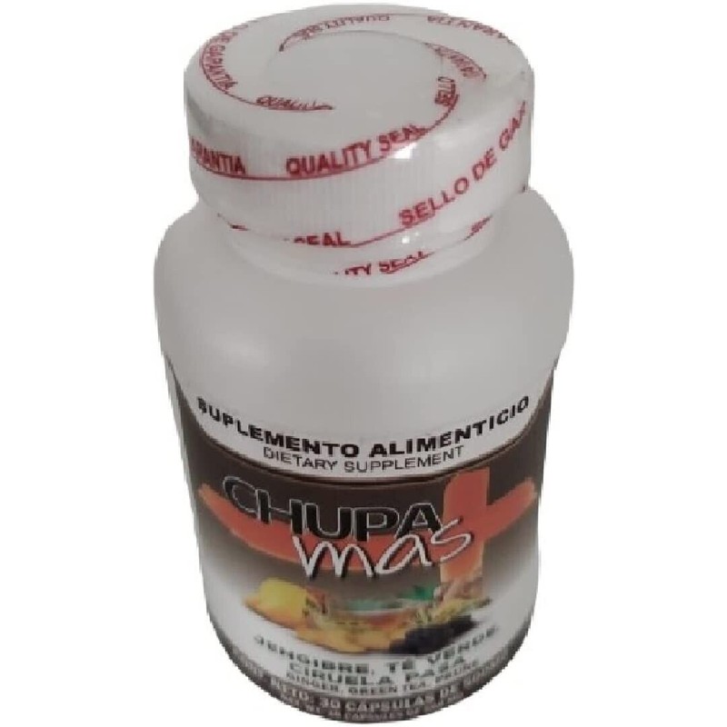 Nutrimed Chupa Mas 30 Capsules Ginger, Green Tea, Prune, Artichoke,