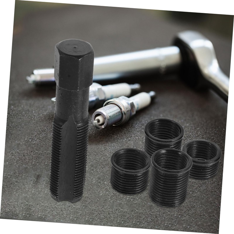 GLEAVI 1set Spark Plug Thread Repair Tool Kit Efficient Automotive