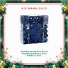 HEITMANN DECO - Addobbi per albero di Natale, colore blu,