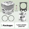 Quctaki Cylinder Piston Kit with Gaskets Compatible with Husqvarna K970