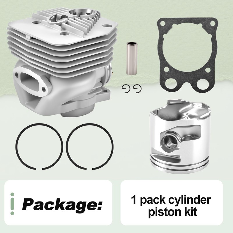 Quctaki Cylinder Piston Kit with Gaskets Compatible with Husqvarna K970