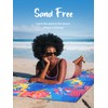 OCOOPA Beach Towel Microfiber, 160 * 80cm Large Travel Towel-