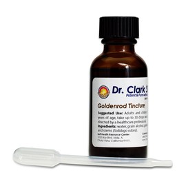 Dr. Clark Goldenrod Tincture for Kidney and Urinary System Support, 1 oz