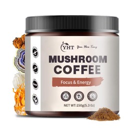 EILIN YHT Organic Mushroom Coffee Powder with 10 Active Extracts Immune Energy Support 150gram