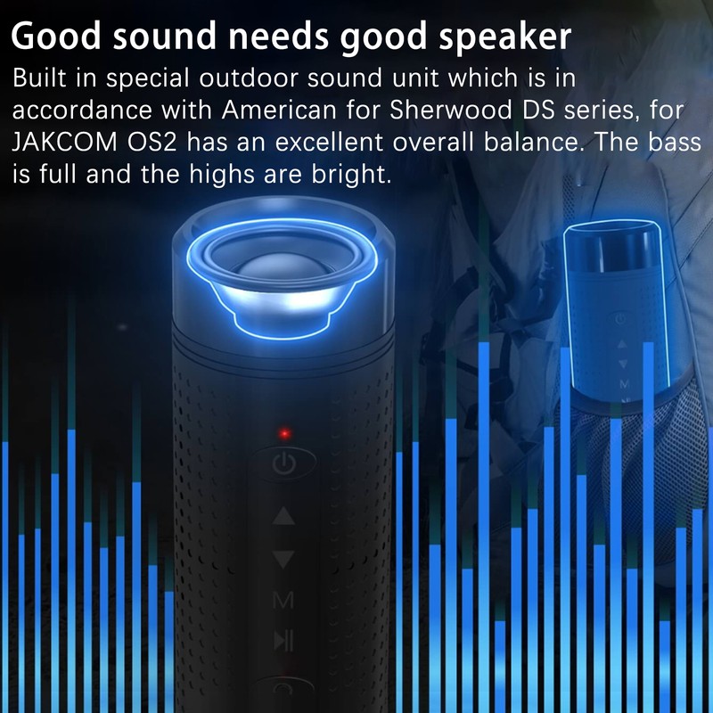 Smart Outdoor Speaker Stylish Waterproof HiFi Lossless Sound Wireless Bluetooth