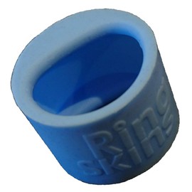 Ring Skins - Stone Skin [ Ring Protector/Guard/Safe/Cover ] (Blue, Small)